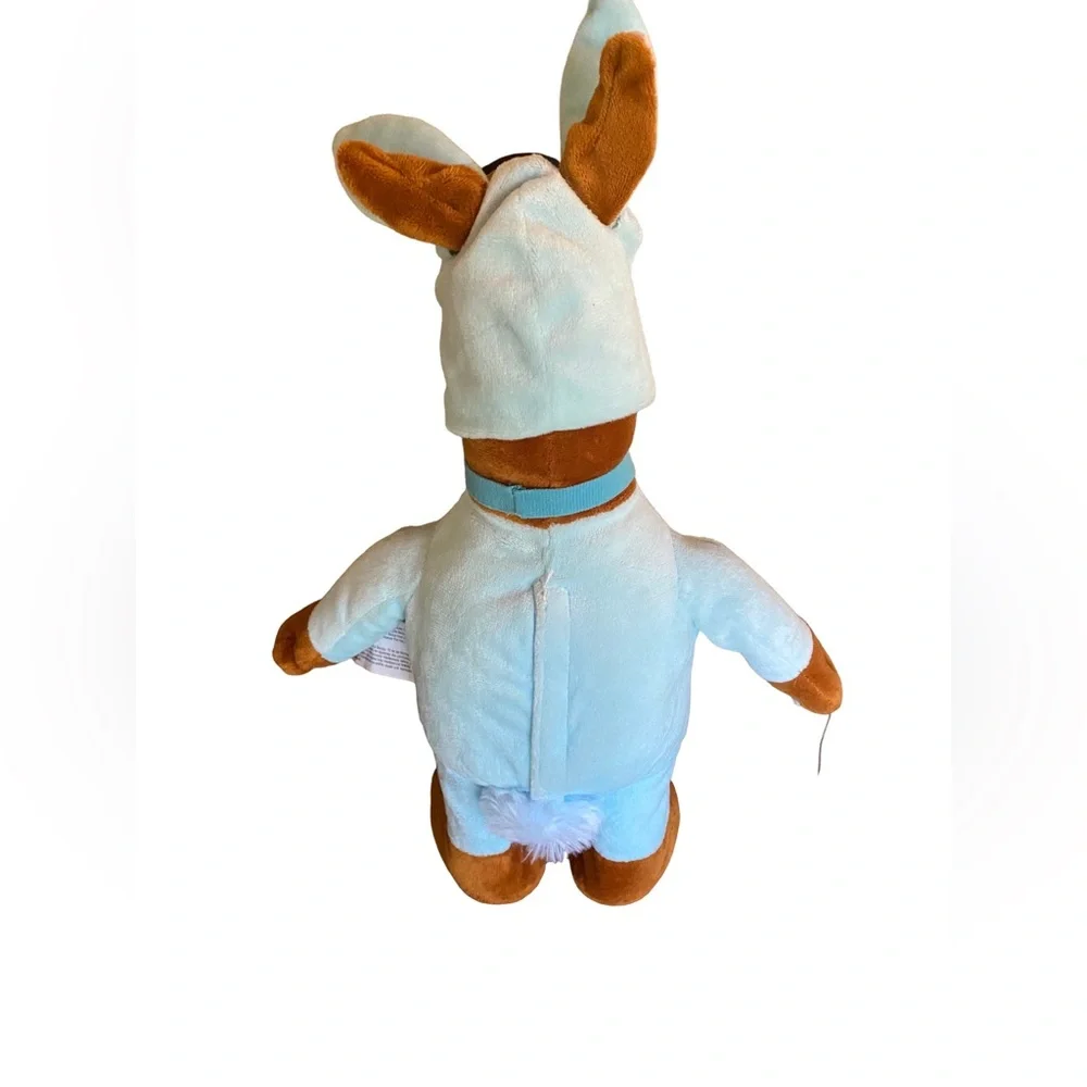 Gemmy Animated Scooby Doo Blue Easter Bunny *Tested*